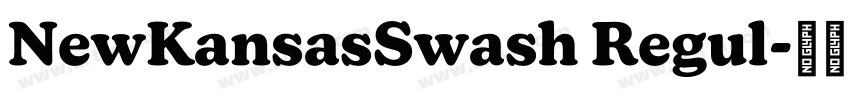 NewKansasSwash Regul字体转换 NewKansasSwash Regul字体转换